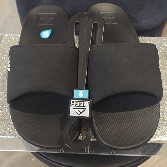 Reef One Slide Sandals- Black main image 4